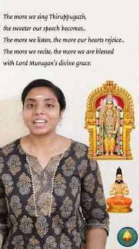 Arupadai Veedu Thiruppugazh with Lyrics 🦚 #shorts #murugan #tamil #shorts #arunagiri