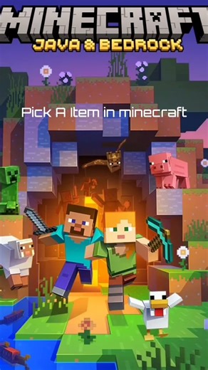 Pick any item in Minecraft