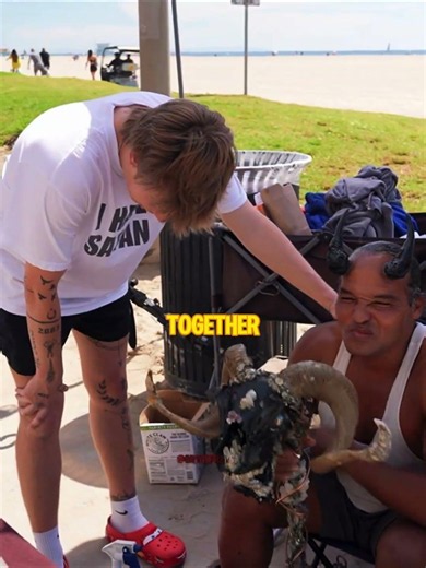 Bryce Prays For An Atheist In The Street 🙏 #god #jesus #brycecrawford #bible #fyp