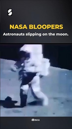 Funny Astronaut Fails on the Moon – NASA Bloopers #shorts #nasa #bloopers