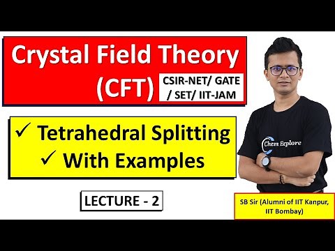 Crystal Field Theory (CFT) Chemistry | Crystal Field Splitting in Tetrahedral Complex​​es | NET GATE