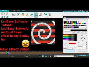 Pixel Led LedEasy Software Tutorial Ledeasy Software me 2 Layer Effect Kesay bantay hai