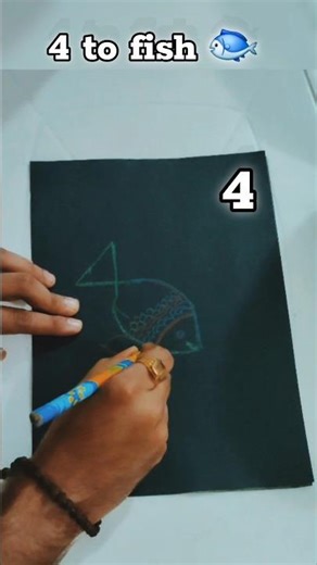 how to draw fish #shorts #fishdrawing #fish