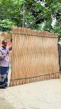 House Fence Making with Jute Sticks | Start to End Full Process. 😱 #amazing