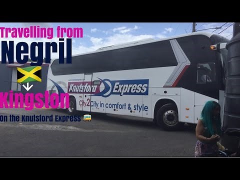 TRAVELING FROM KINGSTON TO NEGRIL on the KNUTSFORD EXPRESS