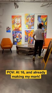57K views · 3.7K reactions | Meet Viktor, a 16-year-old self-taught artist who proves that creativity knows no bounds. Born with a unique perspective as an autistic individual, Viktor channels his passions into breathtaking creations that light up hearts and inspire minds around the world. His story is a reminder that passion and talent can shine brighter than any limitations. | Vichy’s art | Facebook