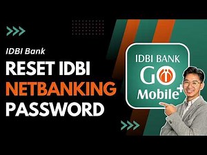 How to Reset IDBI Netbanking Password