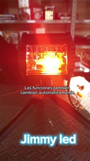 Faro Dually con función estrobo 12v - Luz blanca y colores