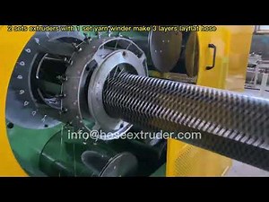 HDPE layflat irrigation hose machine line