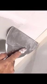 HOW TO TAPE AND MUD AN INSIDE CORNER ON A CEILING REPAIR FOR BEGINNERS!