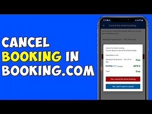 How To Cancel Booking In Booking.com