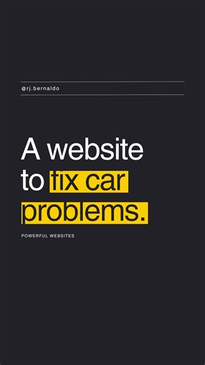 A website to fix car problems! Get the spreadsheet here: rjbernaldo.com/free-spreadsheet