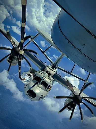 VIDEO: Aerial Refueling for E-2Ds Will Expand Reach of Carrier Strike Groups - USNI News