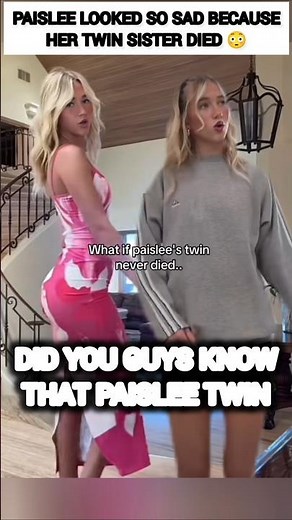 PaisLee Nelson LOOKED SO SAD Because her twin sister died!😳 #nelson #shorts #viral #trending #video