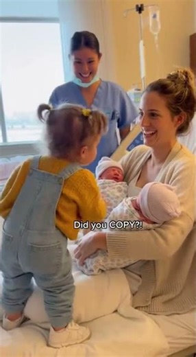 “2-Year-Old Meets New Baby… Then Sees TWO 😳 ‘WHY TWO?! Did You COPY Him?!’