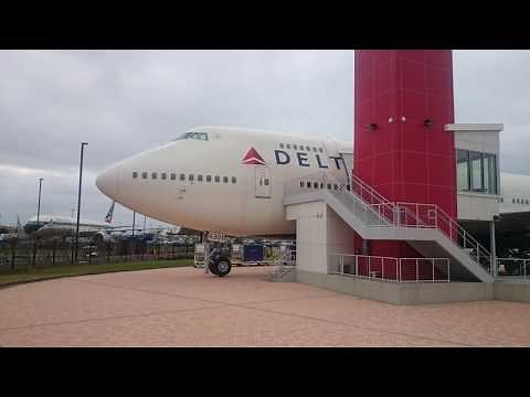 Tour of the Delta Flight Museum & 747 Experience, Atlanta, Georgia