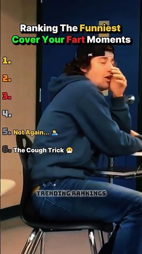 Ranking the Funniest Fart Cover Ups 💀 #shorts