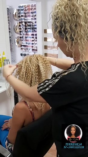 Unique metamorphosis of a woman only in AFRO SALON! Torrevieja Beniel street 12. WhatsApp app 34603220118 #GameTok #ladys #afrosalón #beautytips #beauty #afrohairs #afrohairs #afrocut #afrocut #womanpower #woman #hairtransformation #lady #pello #pello #afrocurls #afro #hairdresser #curls