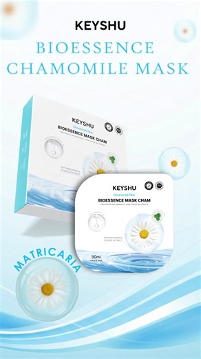 Bioessence Mask Cham..extract from chamomile that proven can soothes redness and iritation on our skin..now it extract into easy using mask. #keyshuofficial #keyshumalaysia #turnthelightoff #fyp #skincaremalaysia