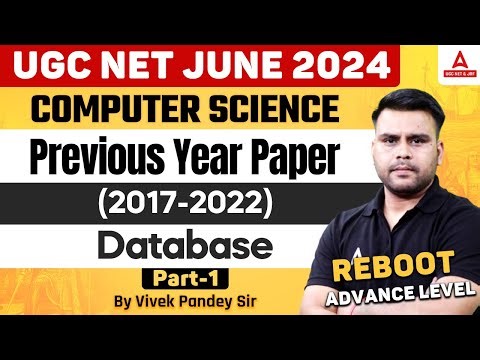 UGC NET Computer Science Previous Year Paper #1 | Database By Vivek Pandey