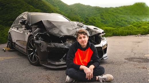 Fixing a Crashed BMW M5 With No Experience