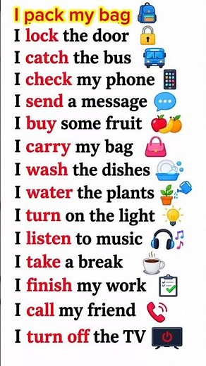 Everyday English Sentences 🗣️ | Learn English Easily #English #LearnEnglish