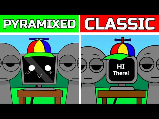 Sprunki Pyramixed但是Classic Sprunki - 新的更新.新的声音