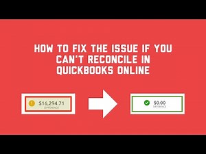Troubleshooting Bank Reconciliations in QuickBooks Online