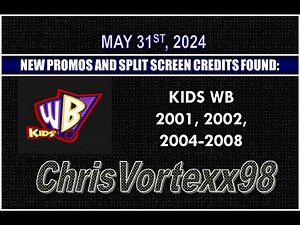 New Promos and Split Screen Credits Foundings: 5-31-2024: Kids WB 2001, 2002, 2004-2008
