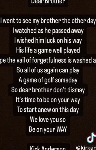 My Brother passed away so i wrote this poem #poem | poem