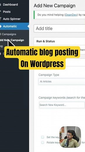 Automatic Blog Posting Wordpress Plugin 2025 #wordpress #autoblogging