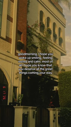 Good morning I hope you woke up smiling – uplifting message