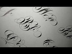 Copperplate Alphabets Practice ✍️ | A–Z Writing Demonstration | Kaatib M Abubakkar