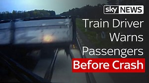 404K views · 783 reactions | A train driver has been labelled a hero after running through his carriages and warning passengers they were about to crash | Sky News | Facebook