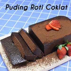 PUDING ROTI COKLAT NO OVEN NO STEAM Resepi : - 4 keping roti - 4 cawan (1 litre) susu coklat/milo - 3/4 cawan gula pasir (150g) - 1/2 cawan (40g) serbuk koko/milo - 1/2 cawan (100g) coklat masakan (dark/milk) - 1 - 2 peket (10 - 20g) serbuk agar-agar (10g untuk teksture lembut macam puding & 20g untuk tekstur macam agar-agar) - 1 biji telur kuning * Guna acuan petak size 7 x 6 x 2.5 inci * Basahkan bahagian dalam acuan sebelum masukkan puding supaya senang nak keluarkan puding apabila ia sudah s