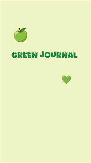 green Journal ചെയ്യാം