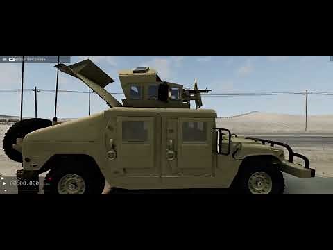 humvee walk around beamng mod
