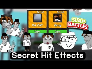 All Secret Hit Effects And How To Get Them | Slap Battles Roblox
