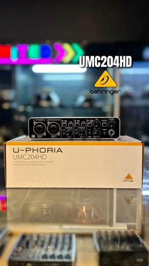 CCM TIENDA DEL SONIDO | 🎧 Interfaz BEHRINGER UMC204HD – Grabación profesional por USB La UMC204HD es una interfaz compacta pero poderosa, ideal para voces,... | Instagram