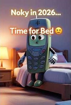 Noky Time to sleep! Good Night✨ Cute 3d Pixar-style Animation #Noky #shorts #viral #goodnight #nokia