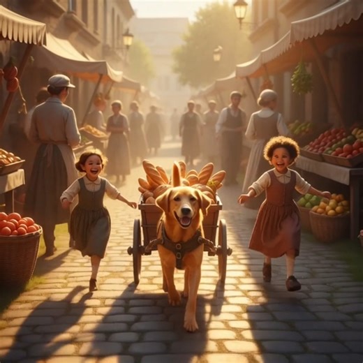 “The Dog Who Worked Hard for His Baby 🐾 | Heartwarming Animated Story