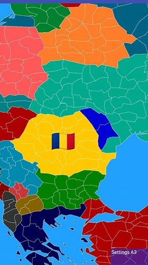 Colorful Map Representation of Regional Boundaries