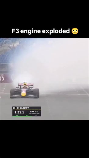 F3 engine exploded 😳😳😳 #f3 #f1 #engine