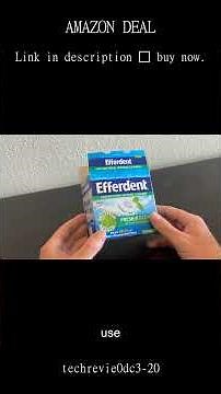 Efferdent Denture Cleaner Tablets Keep Your Dentures Aligners and Retainers Fresh and Clean