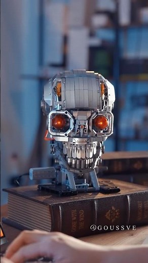 Watch me build this incredible mechanical skull! The most satisfying robot kit for adults.#fyp