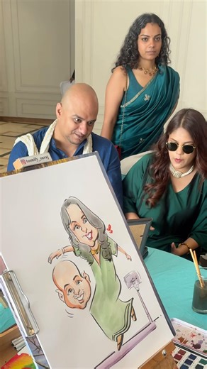 Live Caricature Drawing 🎨 | Turning Faces into Funny Art in Real Time!