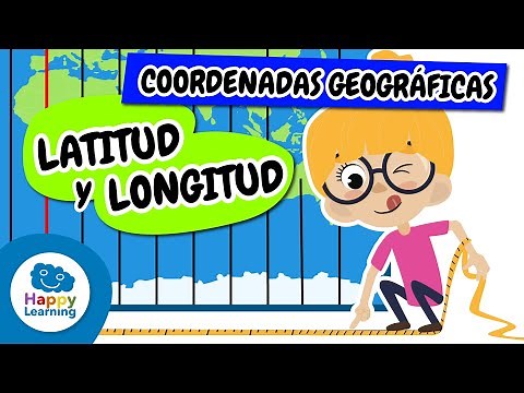 📍🗺️ Geographic Coordinates | Educational Videos for Elementary School Children | @HappyLearningES