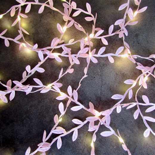 Pale Pink Fairy Lights. Pastel String Lights. Rustic Farmhouse Decor, Birthday Party Decorations, Spring Summer, Messy Coquette Lighting - Etsy Australia