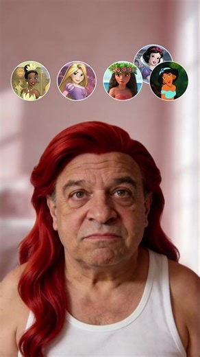 Which Disney Princess Hairstyle Suits Danny Devito Best? #shorts