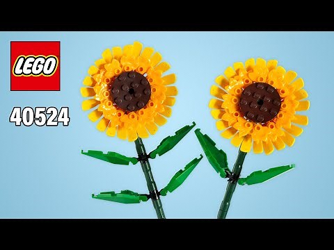 LEGO® Sunflowers (40524)[191 pcs] Step-by-Step Building Instructions | Top Brick Builder